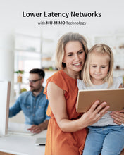 Load image into Gallery viewer, 1200Mbps WiFi Extender Supports MU-MIMO Technology Ensures Efficient Data Transmission on Multiple Devices