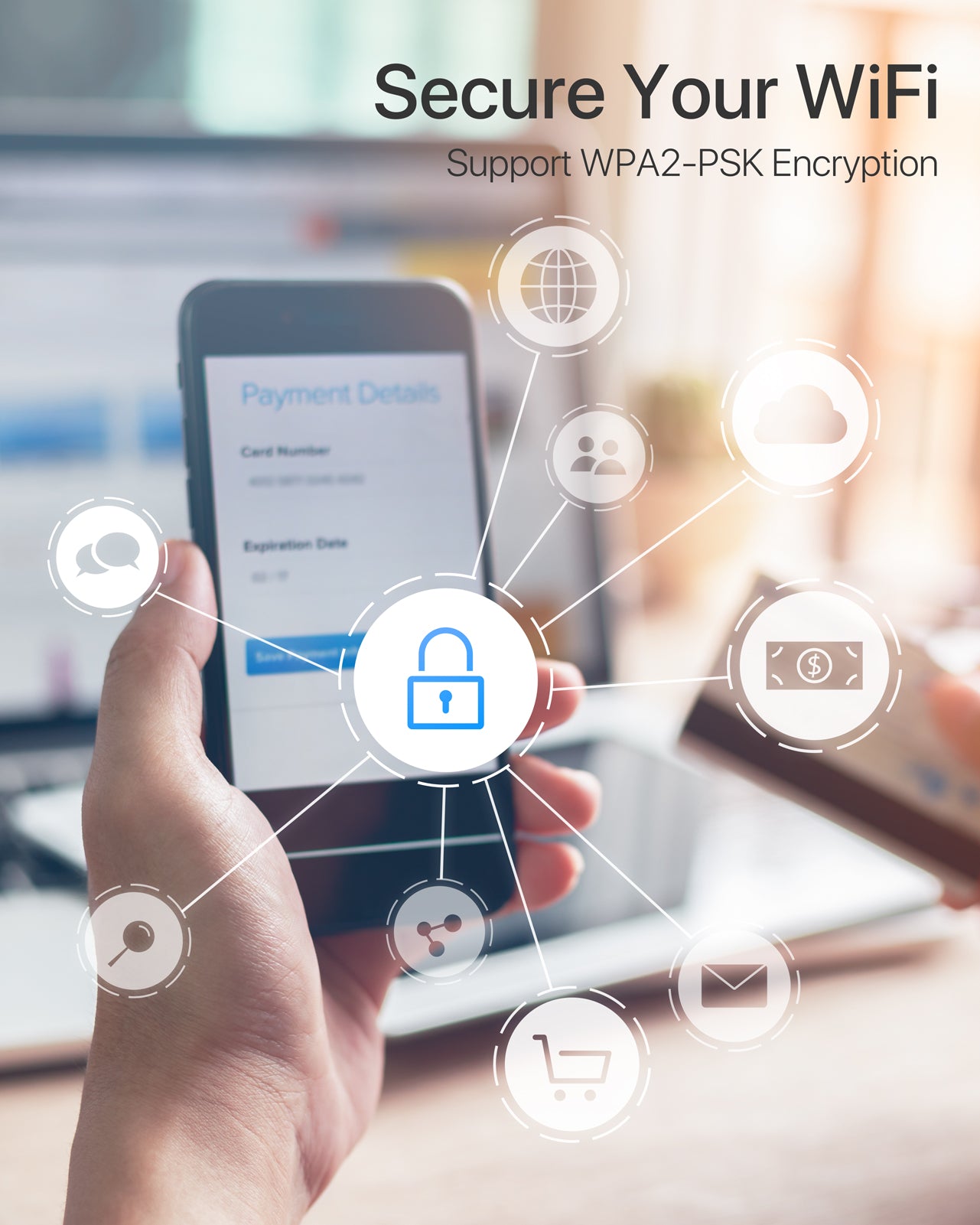 ioGiant 4G LTE Mobile Wi-Fi Router, AC1200 1200Mbps Dual Band Network, SIM Slot Unlocked, No Configuration Required, Detachable Antennas